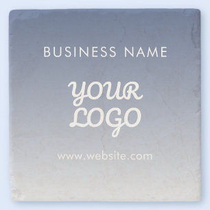 Your Logo Editable Gradient Color Stone Coaster