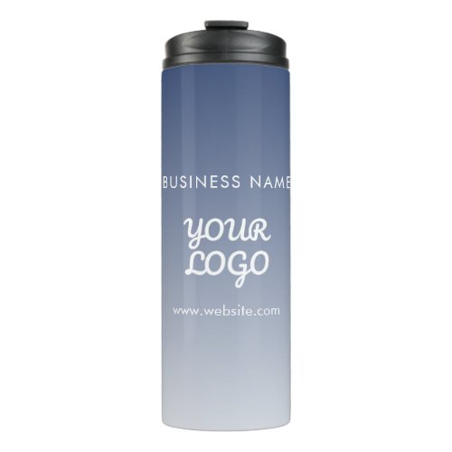 Your Logo Editable Gradient Color Thermal Tumbler