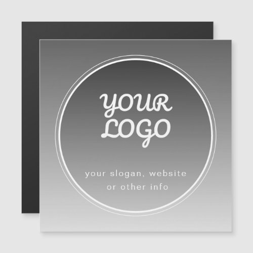 Your Logo  Editable Text  Dark Grey Gradient 