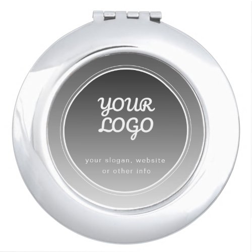 Your Logo  Editable Text  Dark Grey Gradient  Compact Mirror