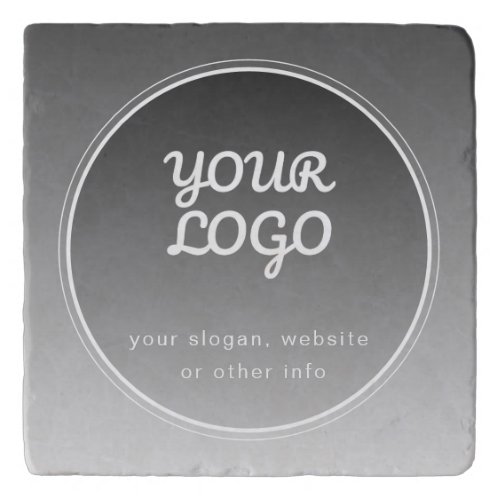 Your Logo  Editable Text  Dark Grey Gradient  Trivet