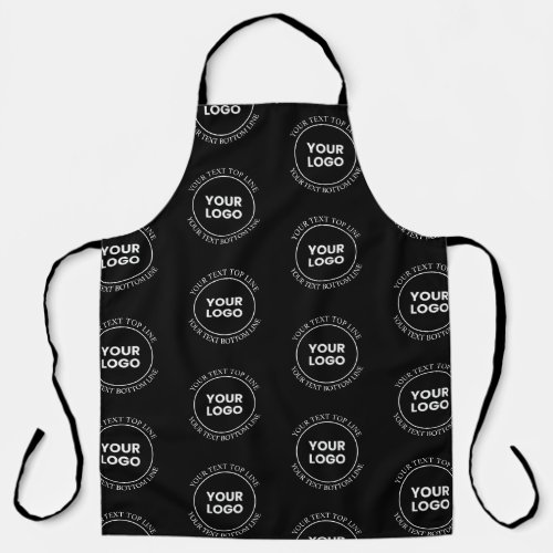 Your Logo  Editable Text  Repeating Pattern  Apron
