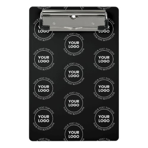 Your Logo  Editable Text  Repeating Pattern  Mini Clipboard
