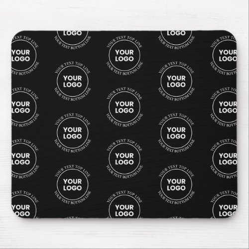 Your Logo  Editable Text  Repeating Pattern  Mouse Pad