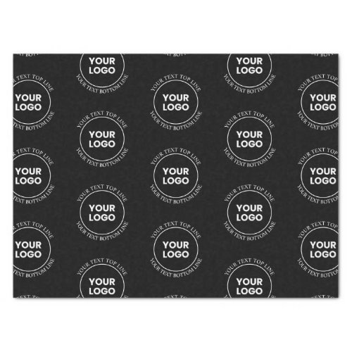 Your Logo  Editable Text  Repeating Pattern  Tissue Paper