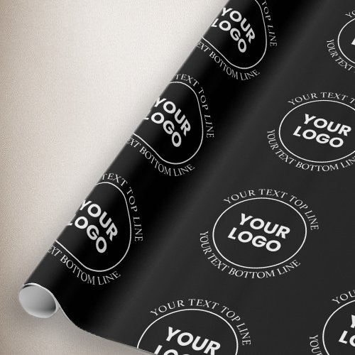 Your Logo  Editable Text  Repeating Pattern  Wrapping Paper