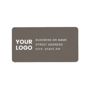 Your Logo & Editable Text Return Address Label