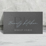 Your Logo Faux Metallic Gray Foil Modern Corporate Business Card<br><div class="desc">For additional zazzle business stationery,  advertising 
or merchandising items to match this item,  please contact us through the designer contact on the our zazzle homepage.</div>