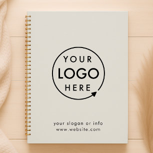 Your Logo Gray Business Modern Minimalist Planner