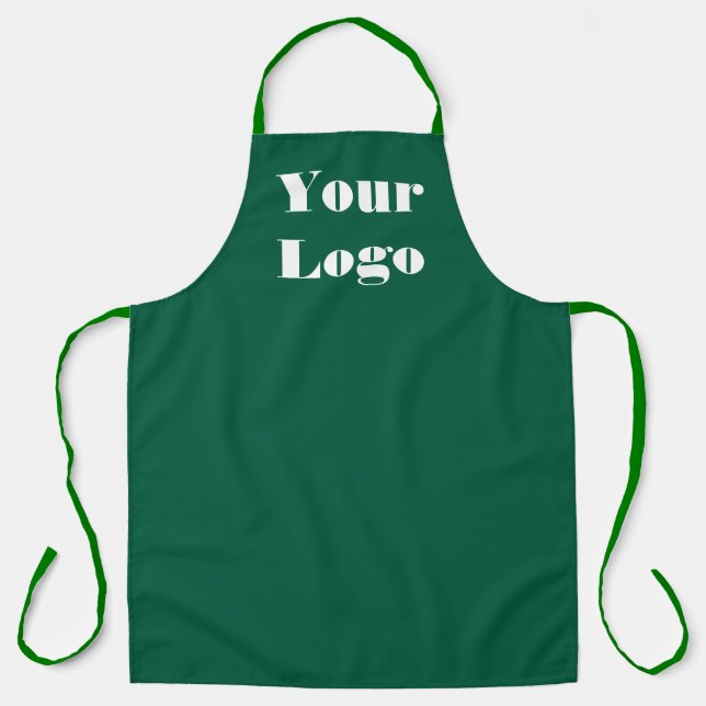 Your Logo Green  Apron (Front)