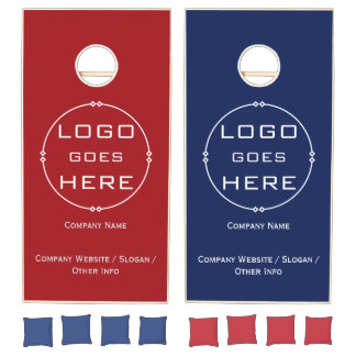 Your Logo Here 2 Personalized Cornhole Set