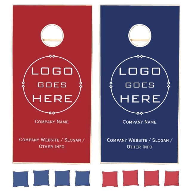  Your Logo Here 2 Personalized Cornhole Set (Set)