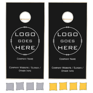  Your Logo Here 2 Personalized Cornhole Set