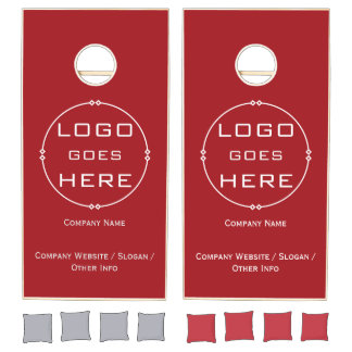 Your Logo Here 2 Personalized Cornhole Set
