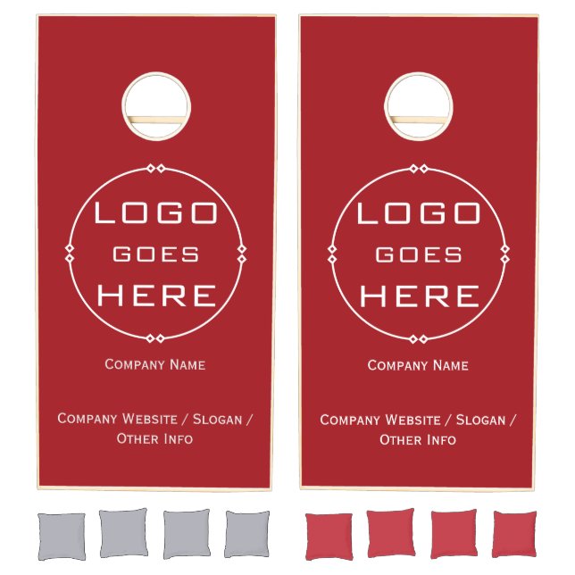  Your Logo Here 2 Personalized Cornhole Set (Set)