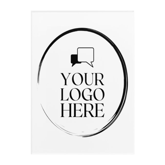 Your Logo Here Acrylic Print (Front)