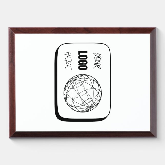 Your Logo Here Award Plaque (Horizontal)