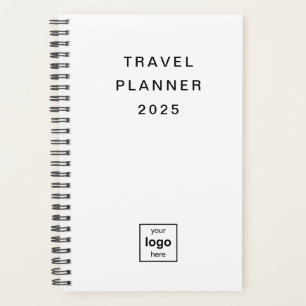 Your Logo Here Black And White Travel Planner