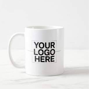 Your Logo Here Bold Branding Design Coffee Mug