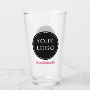 Your Logo Here Business Company Corporate Pint Glass