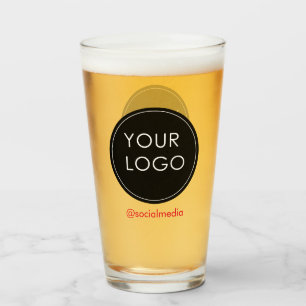 Your Logo Here Business Company Corporate Pint Glass
