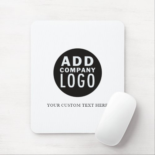 Your Logo Here  Business Company Logo Mouse Pad