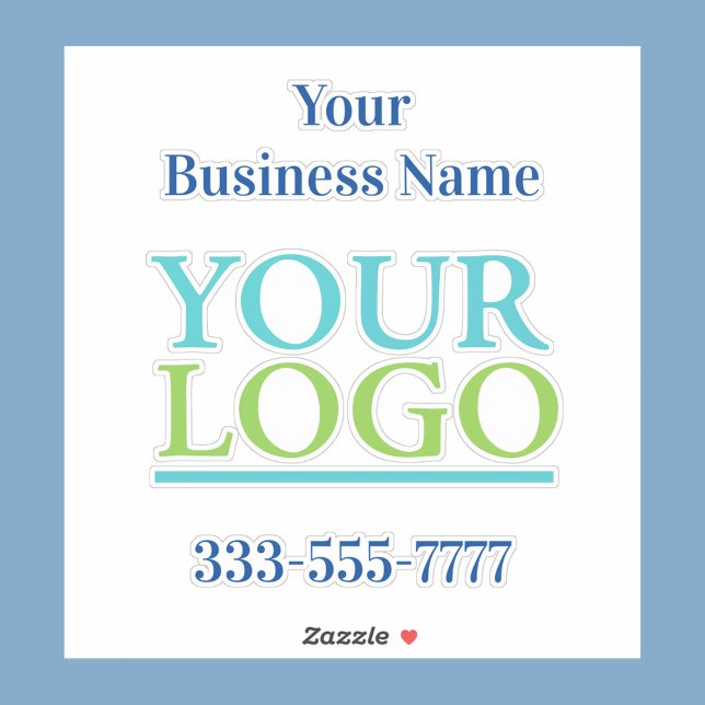 Your Logo Here, Business Name Promo, DIY Sticker (Creator Uploaded)