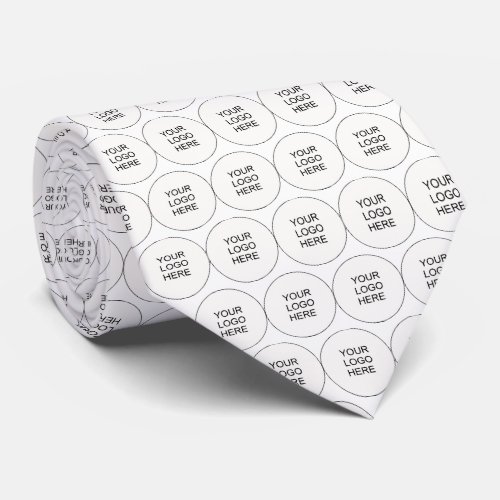 Your Logo Here Business Promotional Template Neck Tie
