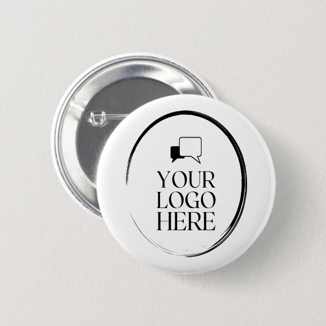 Your Logo Here Button (Front & Back)