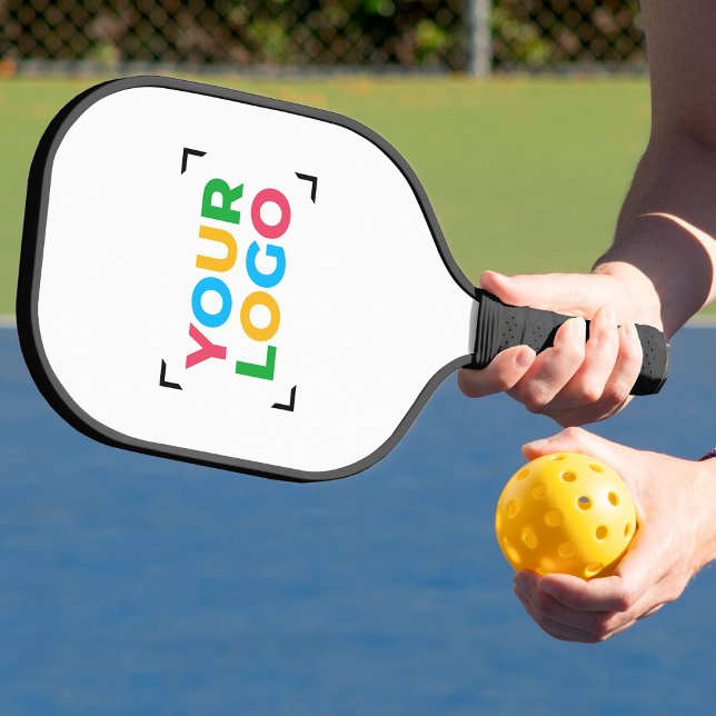 Your Logo Here Clean Promotional White Pickleball Paddle (Creator Uploaded)