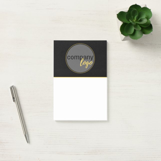 YOUR LOGO HERE COMPANY BRANDED BUSINESS PROMOTION POST-IT NOTES (Office)