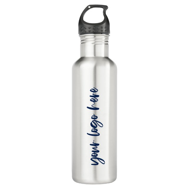 Your Logo Here Company Business Branded Promotiona Stainless Steel Water Bottle (Front)