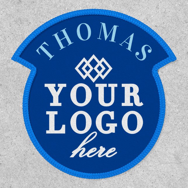 Your Logo Here Company Custom Name Badge (Front)