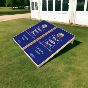 Your Logo Here Company Event Promotional Cornhole Set