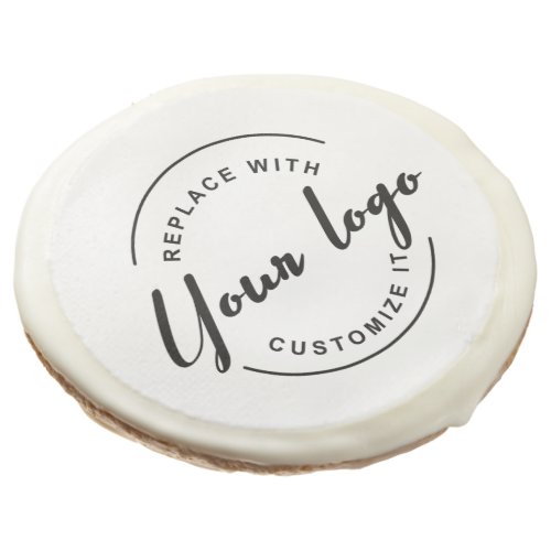 Your logo here Corporate Promotional Edible Gift Sugar Cookie
