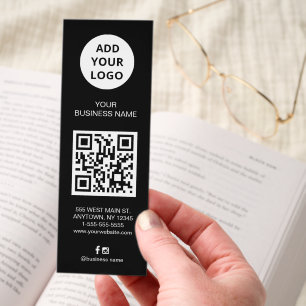 Your Logo Here Custom Business Promotional Bookmarks