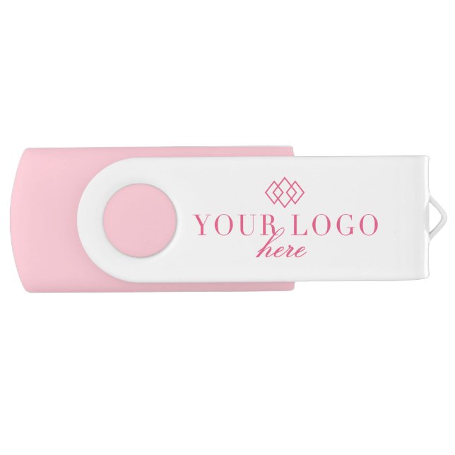 Your Logo Here Custom Flash Drive (Front)