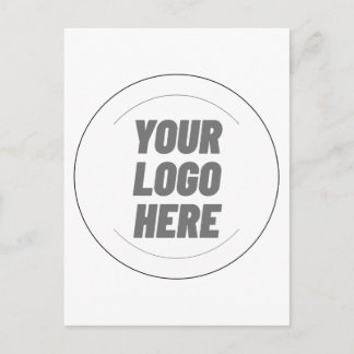 Your Logo here custom Postcards
