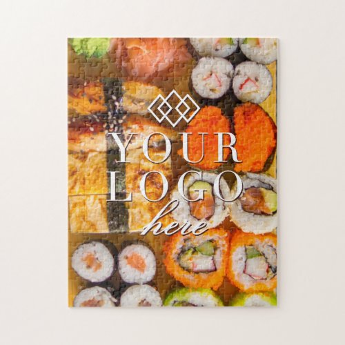 Your Logo Here  Custom Sushi Jigsaw Puzzle