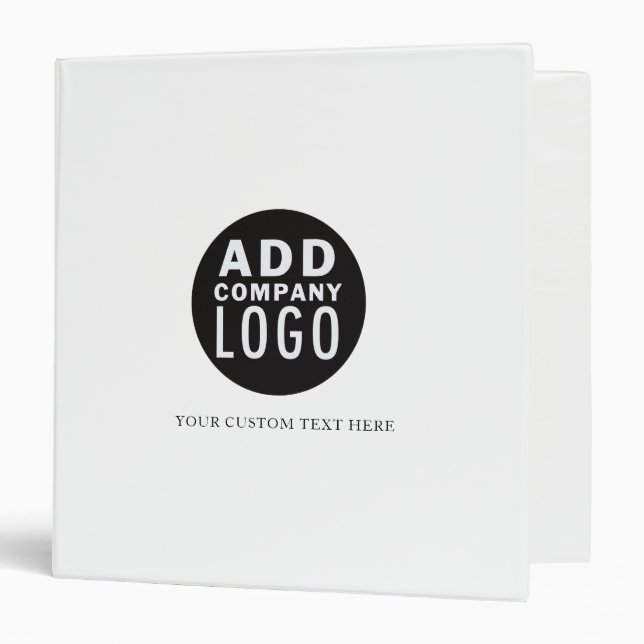 your logo here custom text | 3 ring binder (Front/Inside)