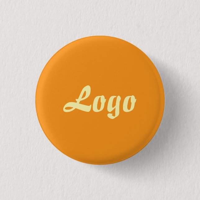 YOUR LOGO HERE CUSTOMIZED NAME AND TEXT  BUTTON (Front)