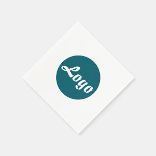 YOUR LOGO HERE CUSTOMIZED NAME AND TEXT NAPKINS