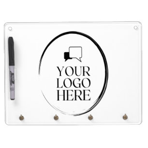 Your Logo Here Dry Erase Board With Keychain Holder