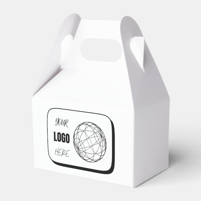 Your Logo Here Favor Boxes (Front Side)