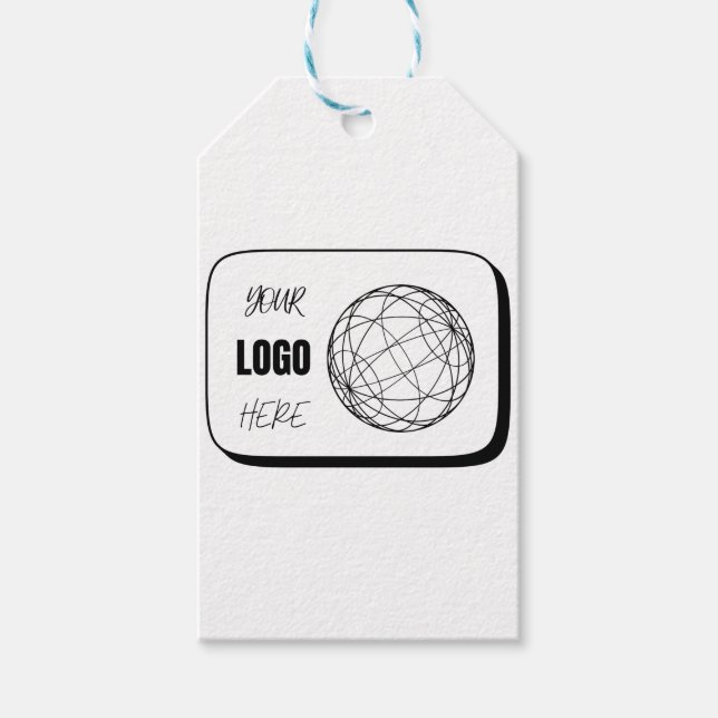 Your Logo Here Gift Tags (Front)