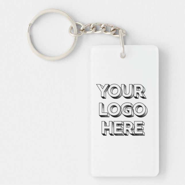 Your logo Here Keychain (Front)