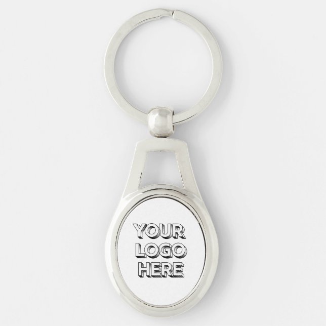 Your Logo Here Keychain (Front)