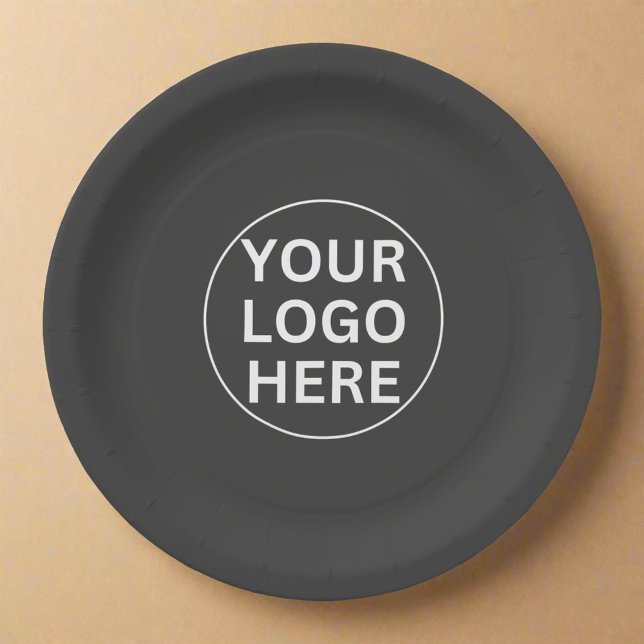 Your Logo Here l Company Event Promotional branded Paper Plates (Creator Uploaded)