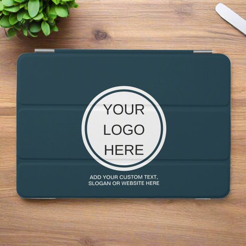 Your Logo Here l Professional Navy Blue Corporate  iPad Mini Cover