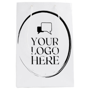 Your Logo Here Medium Gift Bag